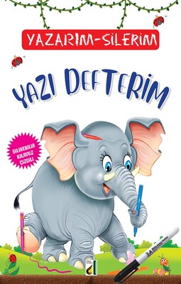 Damla Yayınevi - YAZARIM-SİLERİM YAZI DEFTERİM (KALEM HEDİYELİ)